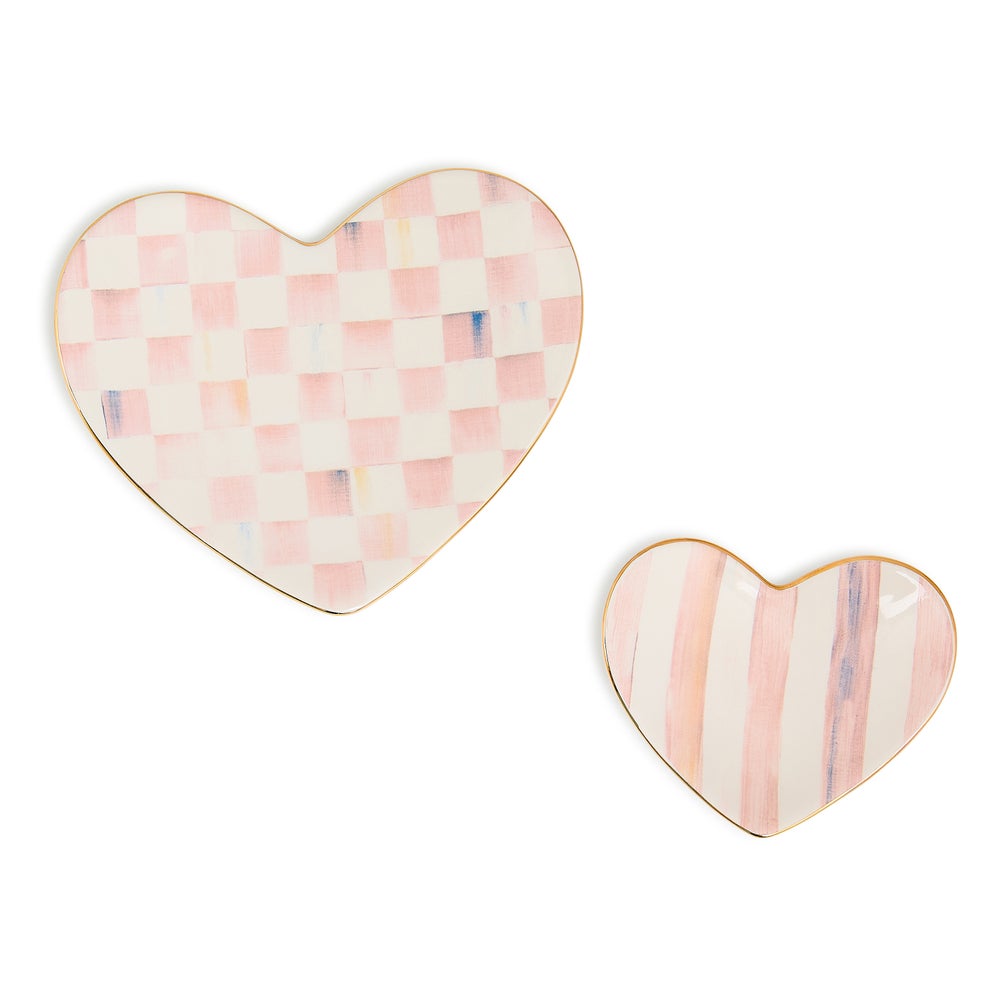 MACKENZIE-CHILDS Mackenzie-chilllds Heart Trinket Dishes, Set of 2 - Image 3