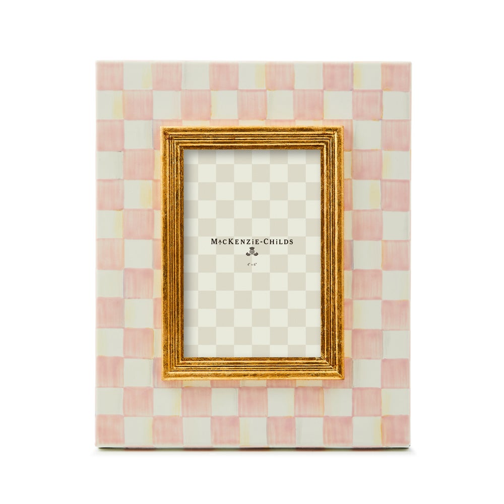 MACKENZIE-CHILDS Mackenzie-chilllds Rosy Check Frame - Image 2