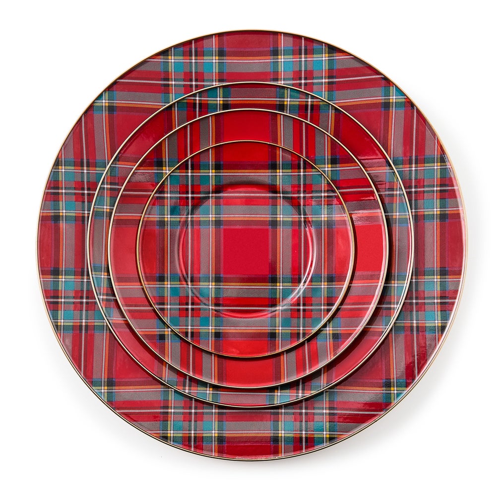 MACKENZIE-CHILDS Mackenzie-chilllds Red Tartastic Dinnerware - Image 6