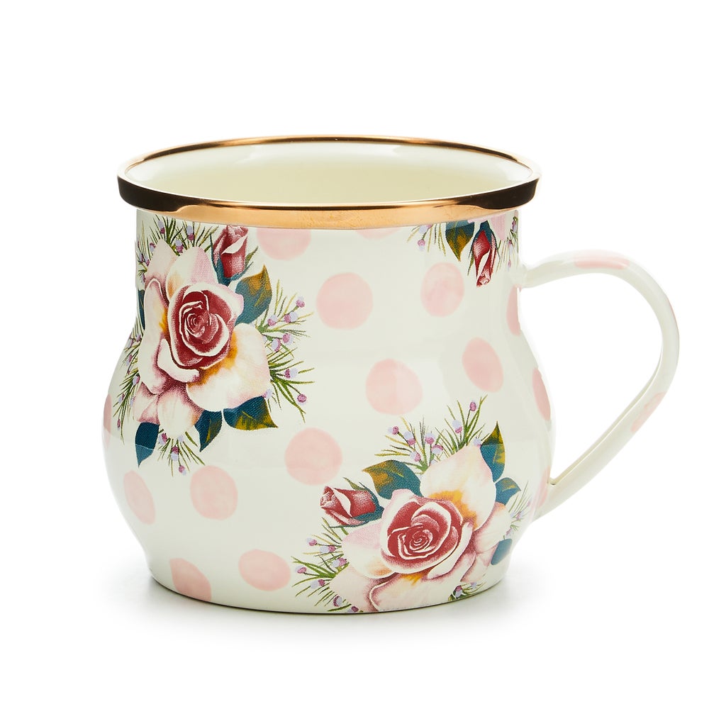 MACKENZIE-CHILDS Mackenzie-chilllds Floral Enamel Mug - Image 8