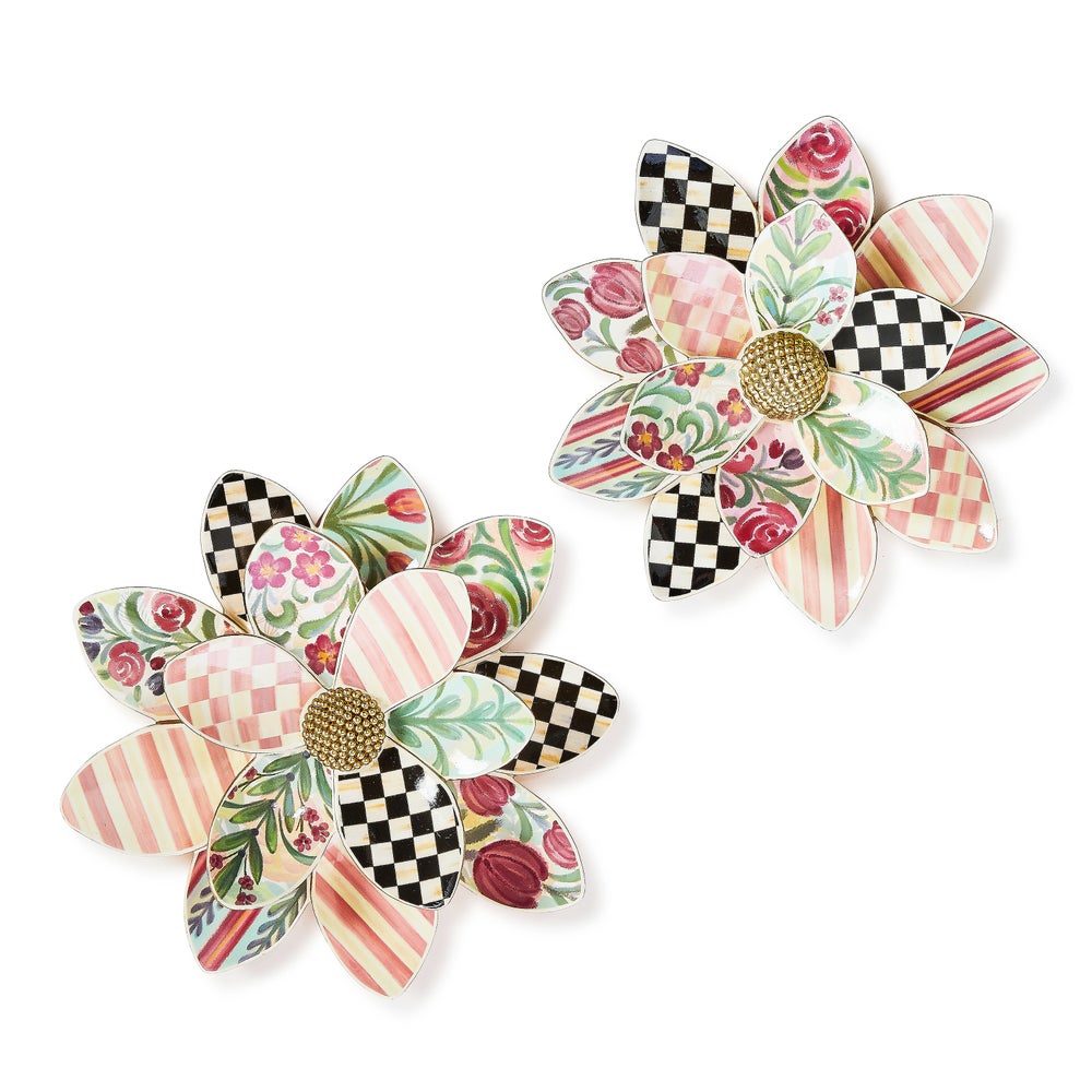MACKENZIE-CHILDS Mackenzie-chilllds Rosy Meadow Small Wall Decor - Image 3
