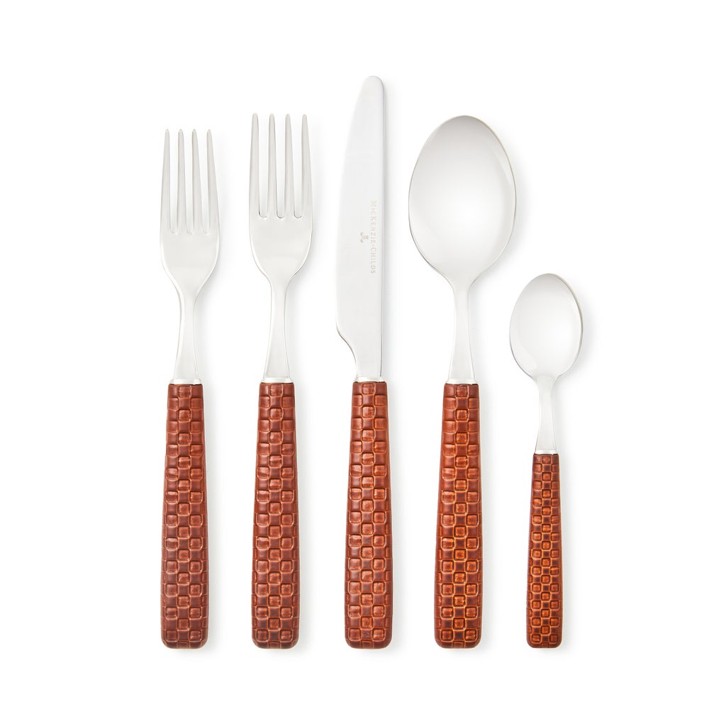 MACKENZIE-CHILDS Mackenzie-chilllds Everyday Flatware 5-Piece Place Setting - Image 6