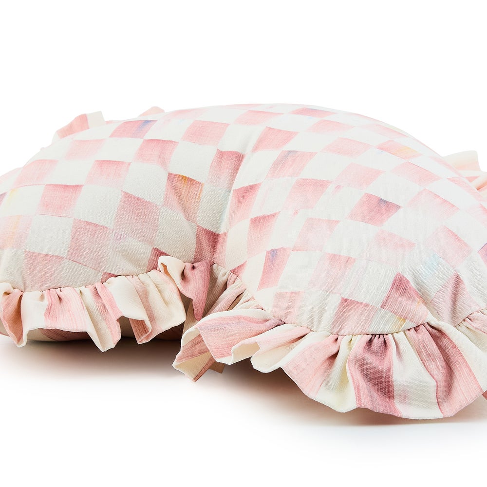 MACKENZIE-CHILDS Mackenzie-chilllds Heart Shaped Ruffle Pillow - Image 3