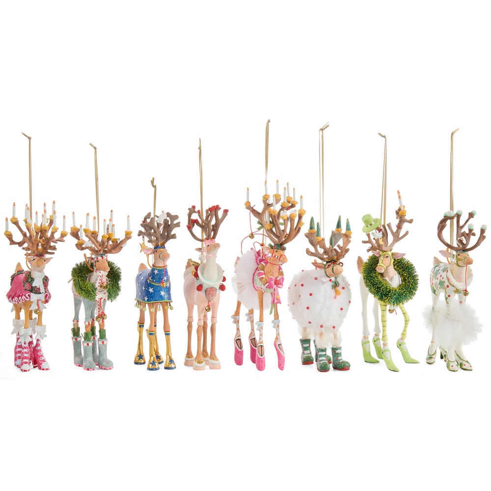 MACKENZIE-CHILDS Mackenzie-chilllds Patience Brewster Dash Away Reindeer Ornament - Image 18