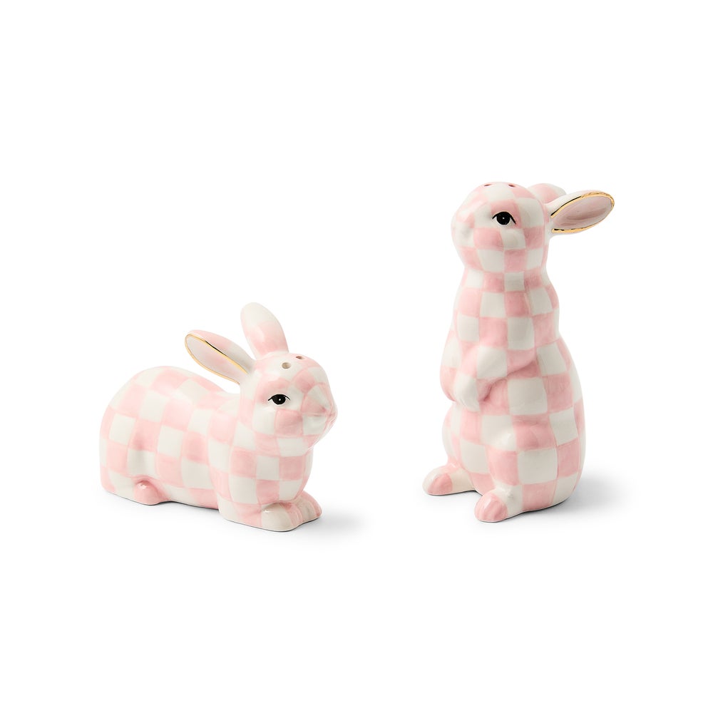 Check Bunny Salt & Pepper Set - Image 3