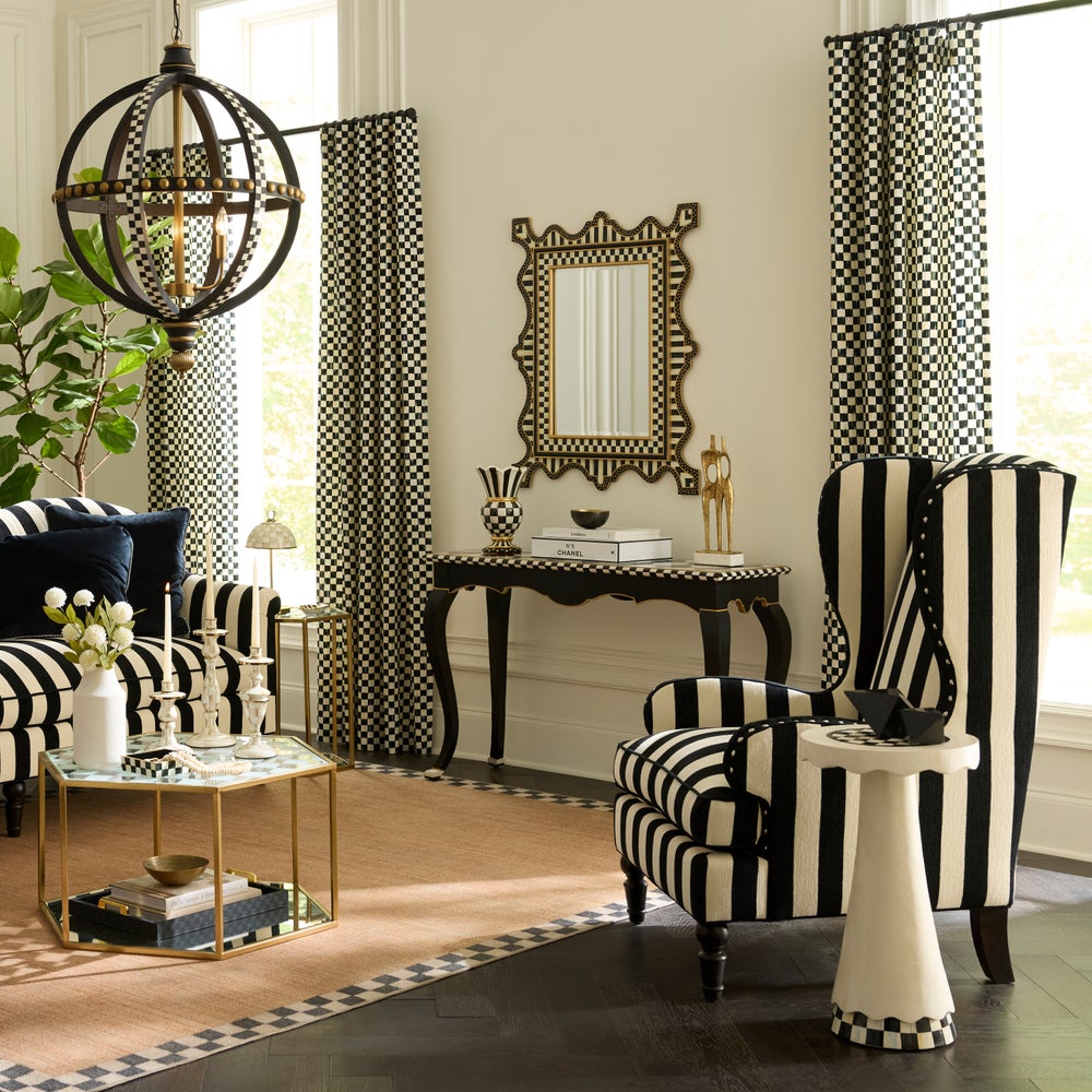 Courtly Check Curtain Panel