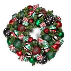 Check It Out Illuminated 26" Wreath