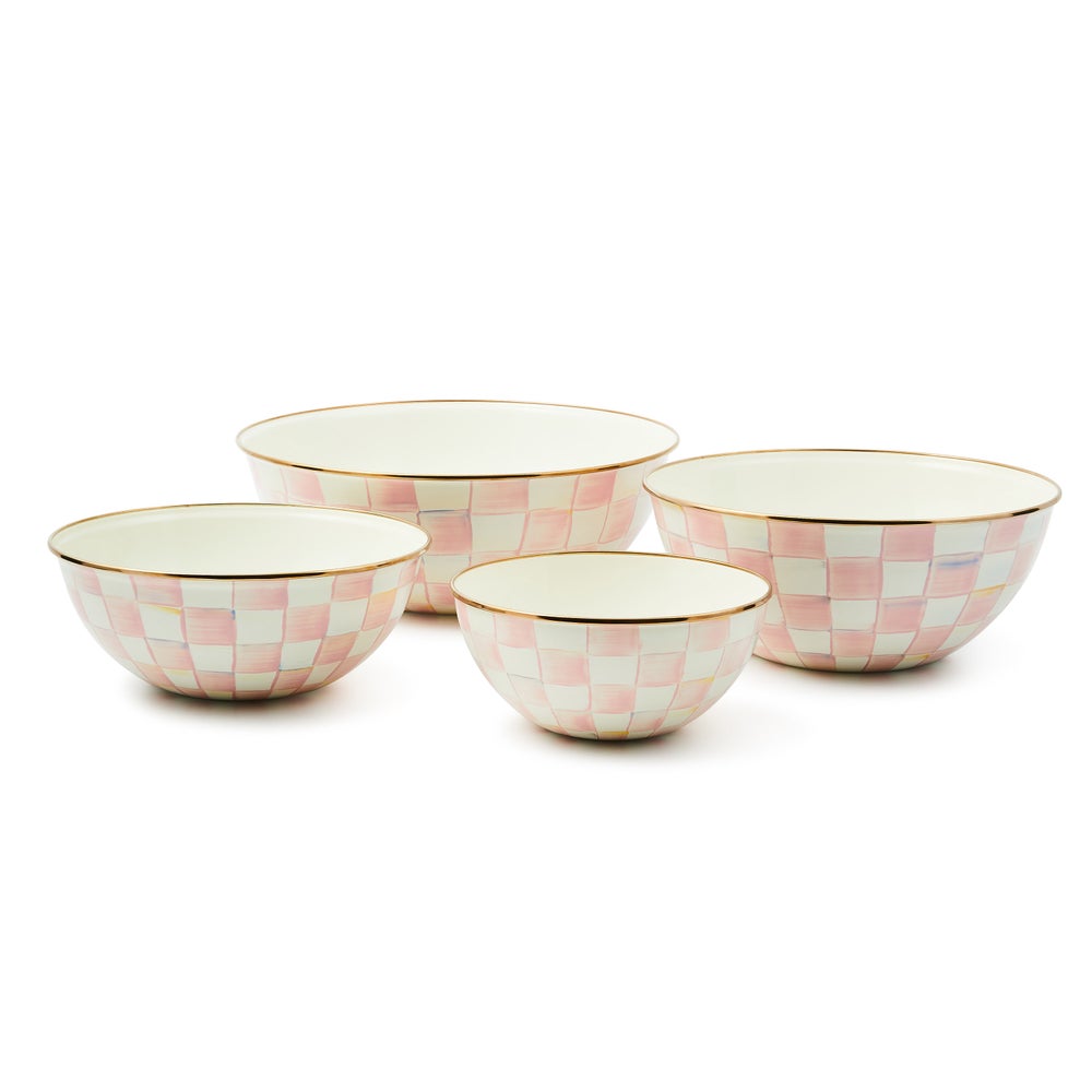 MACKENZIE-CHILDS Mackenzie-chilllds Rosy Check Enamel Everyday Bowl - Image 10