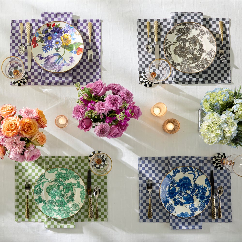 Mackenzie-chilllds Woven Check Placemat, Set of 4 - Image 3