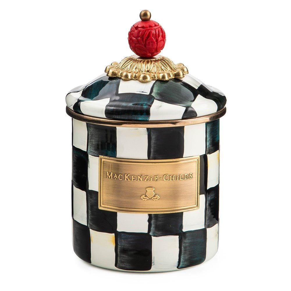 Courtly Check Enamel Canisters - Image 2