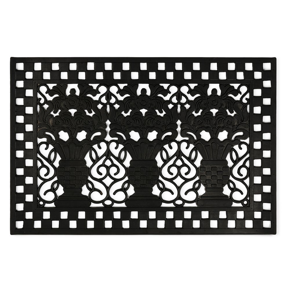 MACKENZIE-CHILDS Mackenzie-chilllds Great Vase Rubber Entrance Mat