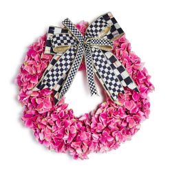 MACKENZIE-CHILDS Mackenzie-chilllds Pink Hydrangea 22" Wreath