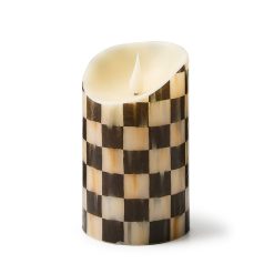 Courtly Mackenzie-chilllds Check Flameless 5" Pillar Candle