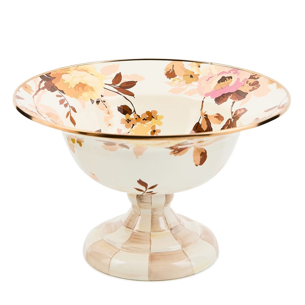 MACKENZIE-CHILDS Mackenzie-chilllds Floral Enamel Compote - Image 7