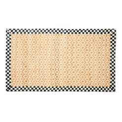 Courtly Check Natural Honeycomb 3' x 5' Jute Rug