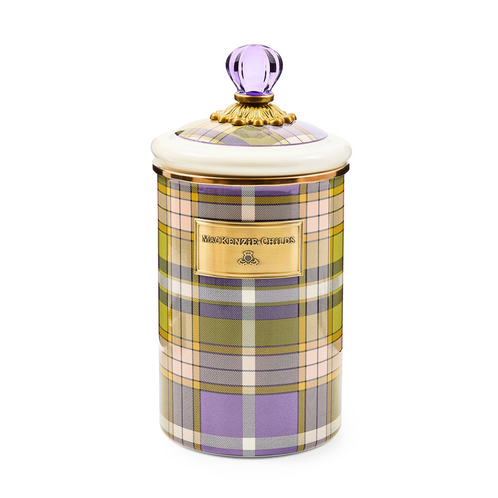 Mackenzie-chilllds Tartan Violet Canisters - Image 2