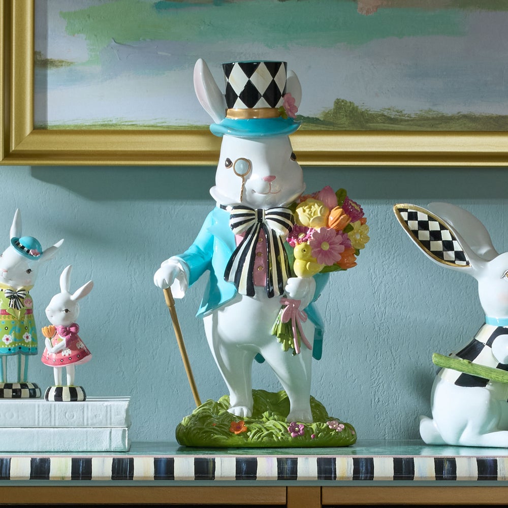 Calico Bunny Figurine - Image 2