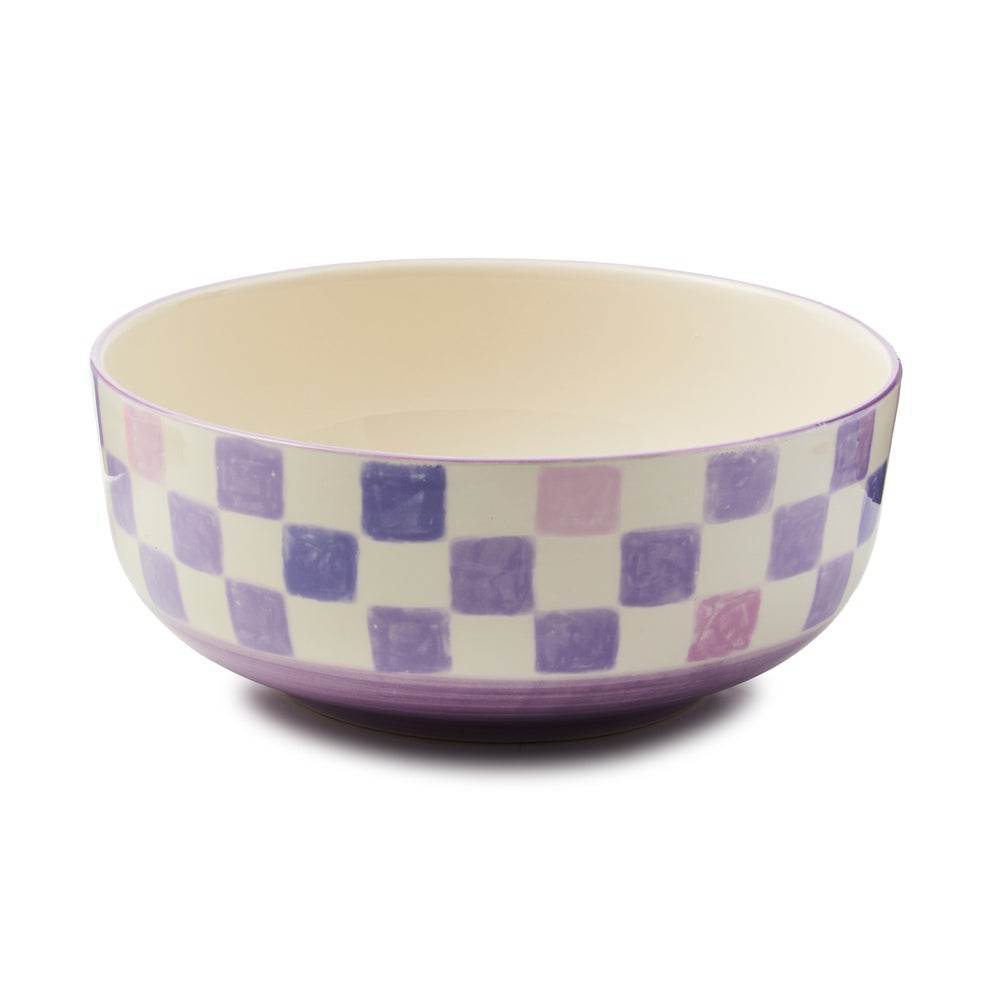 Mackenzie-chilllds Stoneware Check Serving Bowl - Image 6