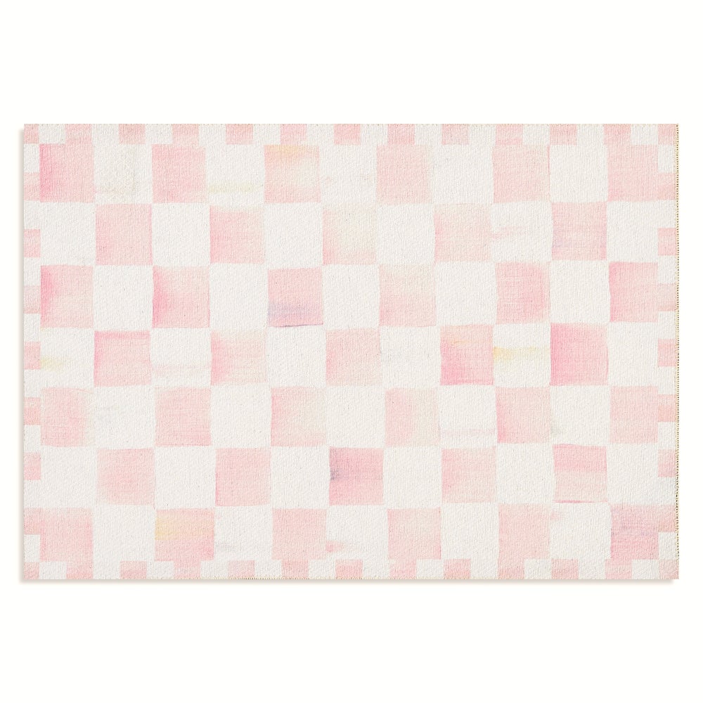 MACKENZIE-CHILDS Mackenzie-chilllds Rosy Checkered Washable Rug