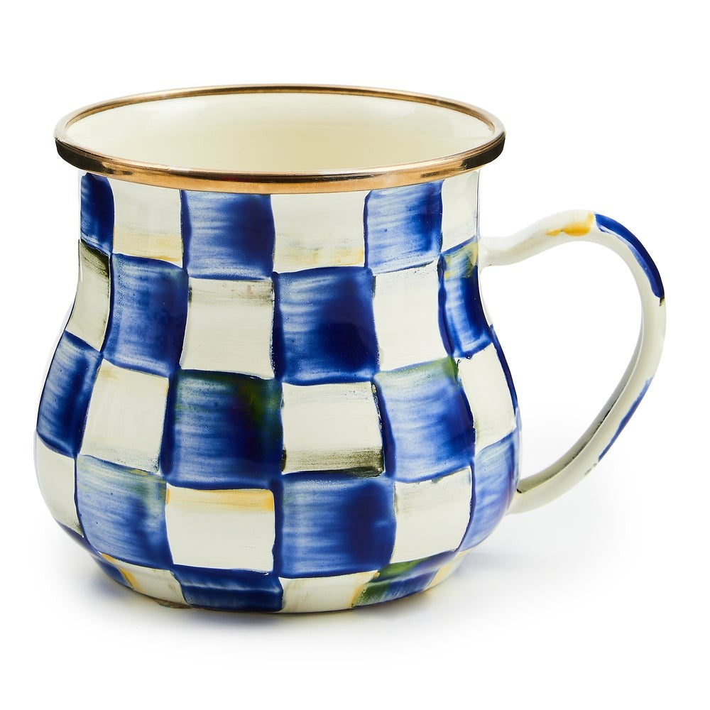 Check Enamel Mug - Image 8