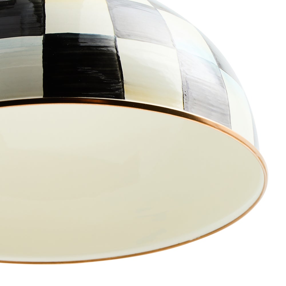 Courtly Check 18" Dome Pendant Lamp - Image 3
