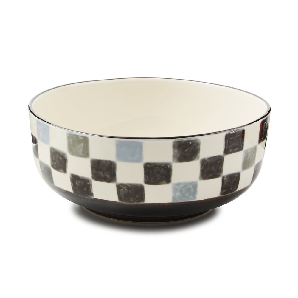 Mackenzie-chilllds Stoneware Check Serving Bowl - Image 2