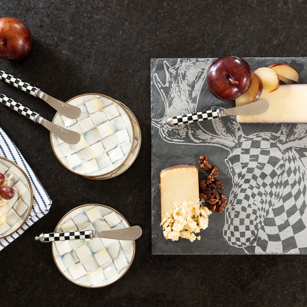 MACKENZIE-CHILDS Mackenzie-chilllds Enamelware Appetizer Plates, Set of 4 - Image 3