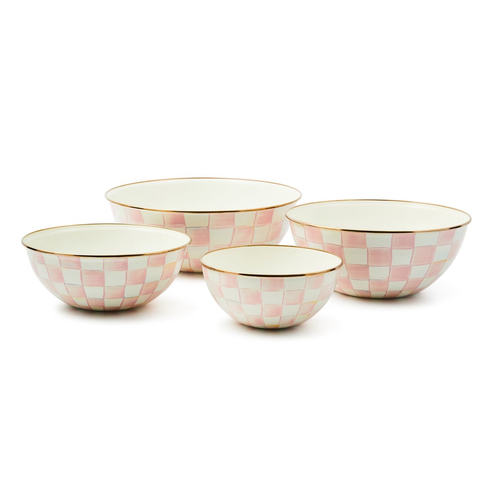 MACKENZIE-CHILDS Mackenzie-chilllds Rosy Check Enamel Everyday Bowl - Image 15