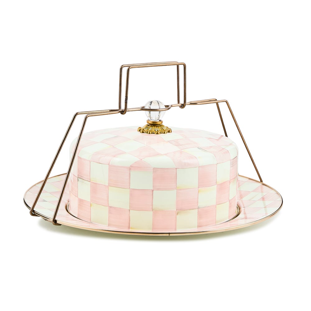 MACKENZIE-CHILDS Mackenzie-chilllds Enamel Cake Carrier - Image 5