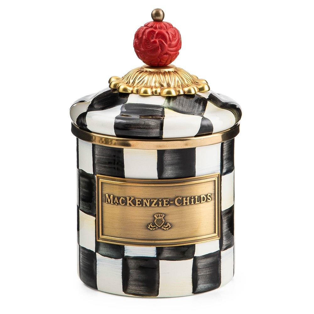 Courtly Check Enamel Canisters - Image 8