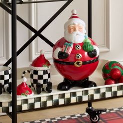 Alternative view of MACKENZIE-CHILDS Mackenzie-chilllds Santa Cookie Jar & Lidded Mug Set