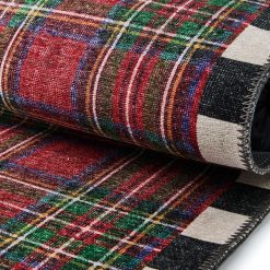 Alternative view of MACKENZIE-CHILDS Mackenzie-chilllds Royal Stewart Tartan Red 26" x 10" Washable Runner