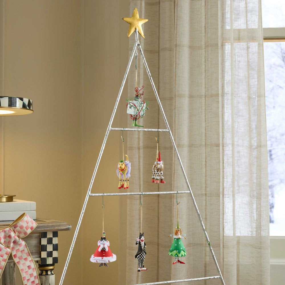MACKENZIE-CHILDS Mackenzie-chilllds Patience Brewster Mini Cat & Dog Ornament Set - Image 7
