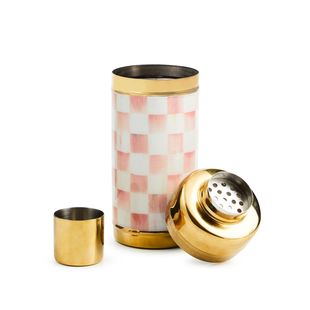 MACKENZIE-CHILDS Mackenzie-chilllds Rosy Check 3260 Barware - Image 14