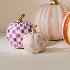 Alternative view of MACKENZIE-CHILDS Mackenzie-chilllds Rosy Check Mini Pumpkin