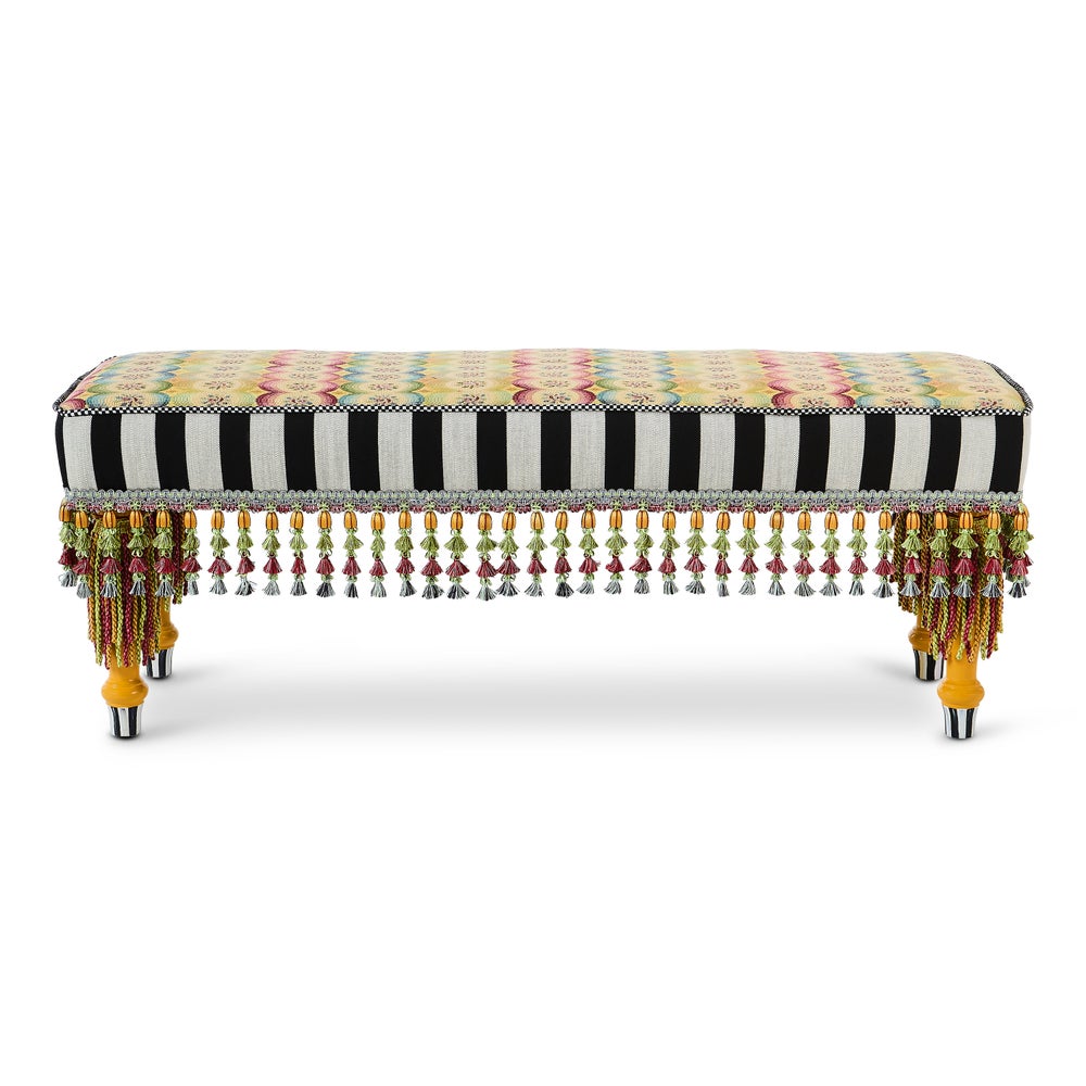 MACKENZIE-CHILDS Mackenzie-chilllds Piccadilly 4" Bench