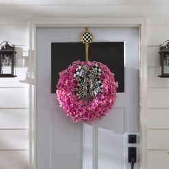 Alternative view of MACKENZIE-CHILDS Mackenzie-chilllds Pink Hydrangea 22" Wreath
