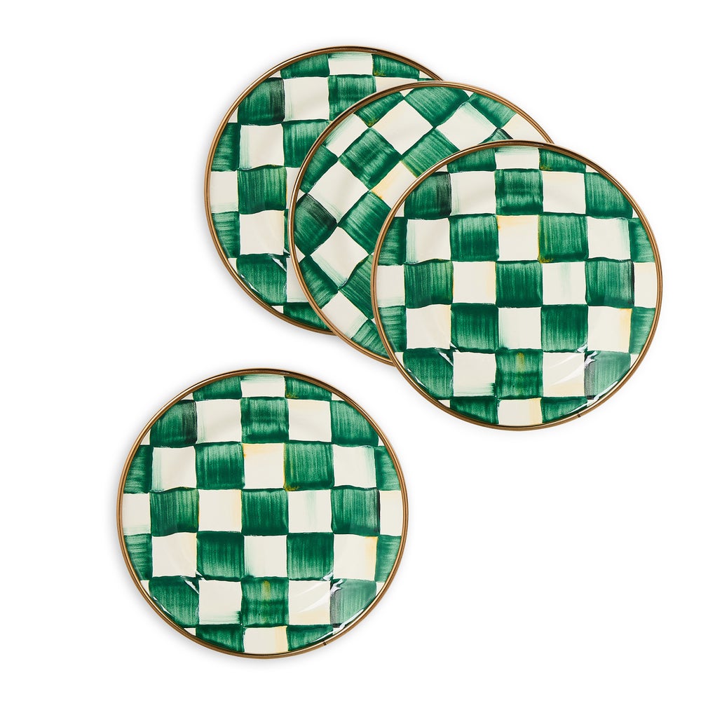 MACKENZIE-CHILDS Mackenzie-chilllds Enamelware Appetizer Plates, Set of 4 - Image 4