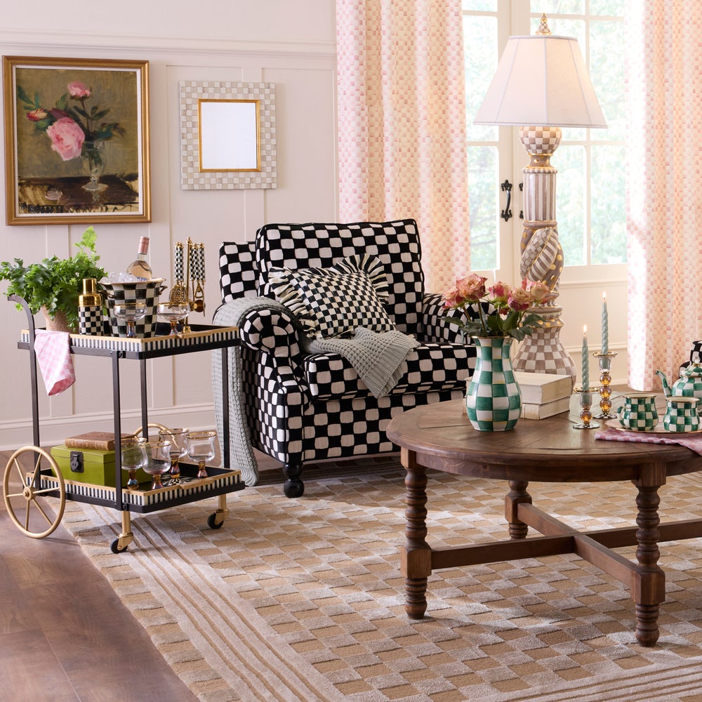 MACKENZIE-CHILDS Mackenzie-chilllds Gambit Indoor Furniture Collection - Image 5