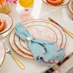MACKENZIE-CHILDS Mackenzie-chilllds Rosy English Garden Salad Plates, Set of 4