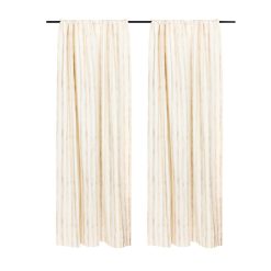 MACKENZIE-CHILDS Mackenzie-chilllds Mocha Stripe 84" Curtain Panel
