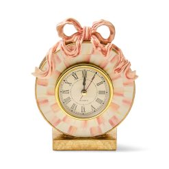 MACKENZIE-CHILDS Mackenzie-chilllds It's All About the Bow Desk Clock