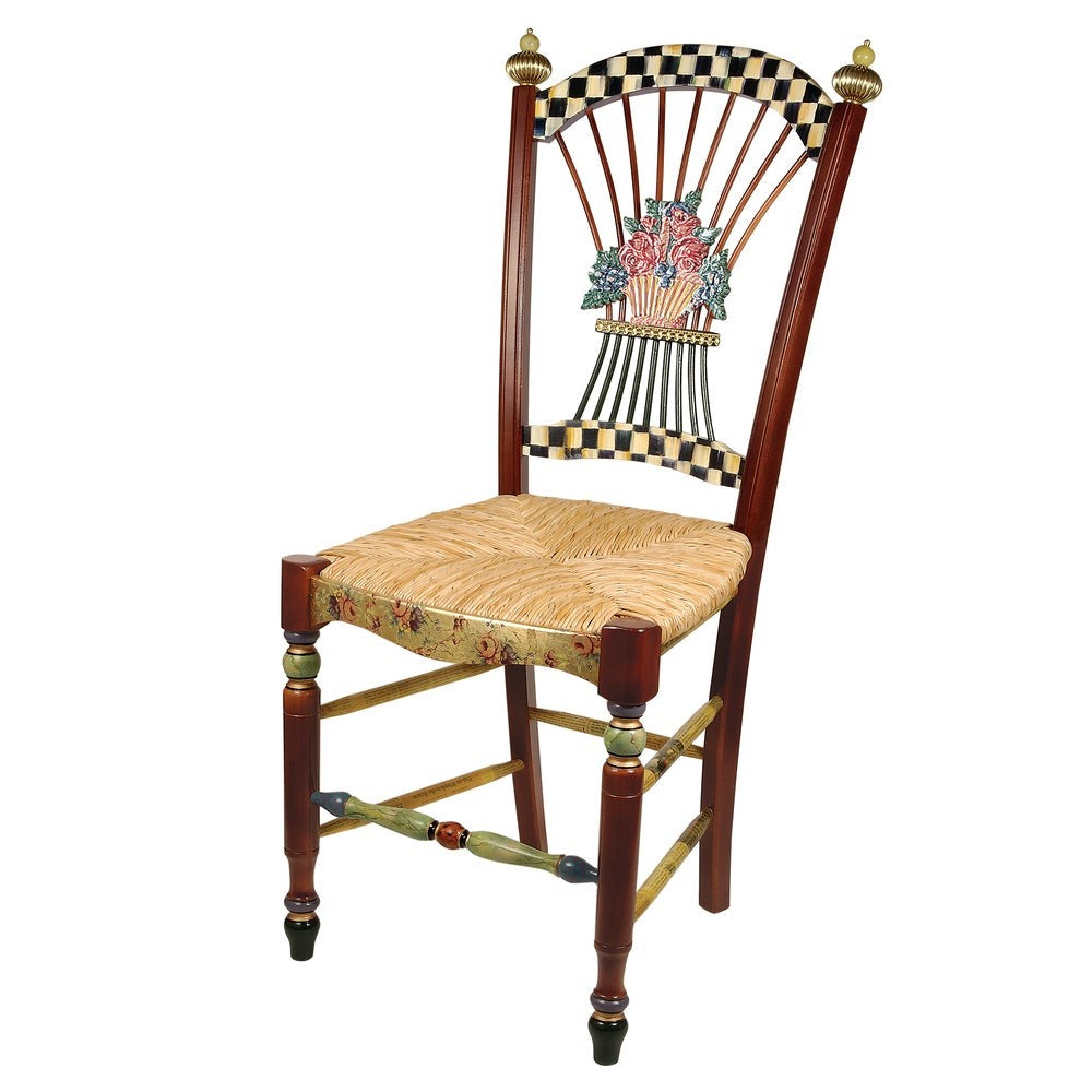 MACKENZIE-CHILDS Mackenzie-chilllds Flower Basket Side Chair - Image 2