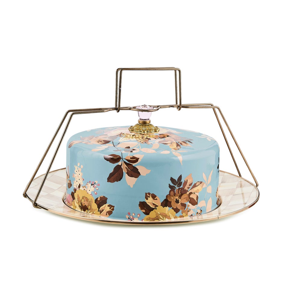 MACKENZIE-CHILDS Mackenzie-chilllds Enamel Cake Carrier - Image 11