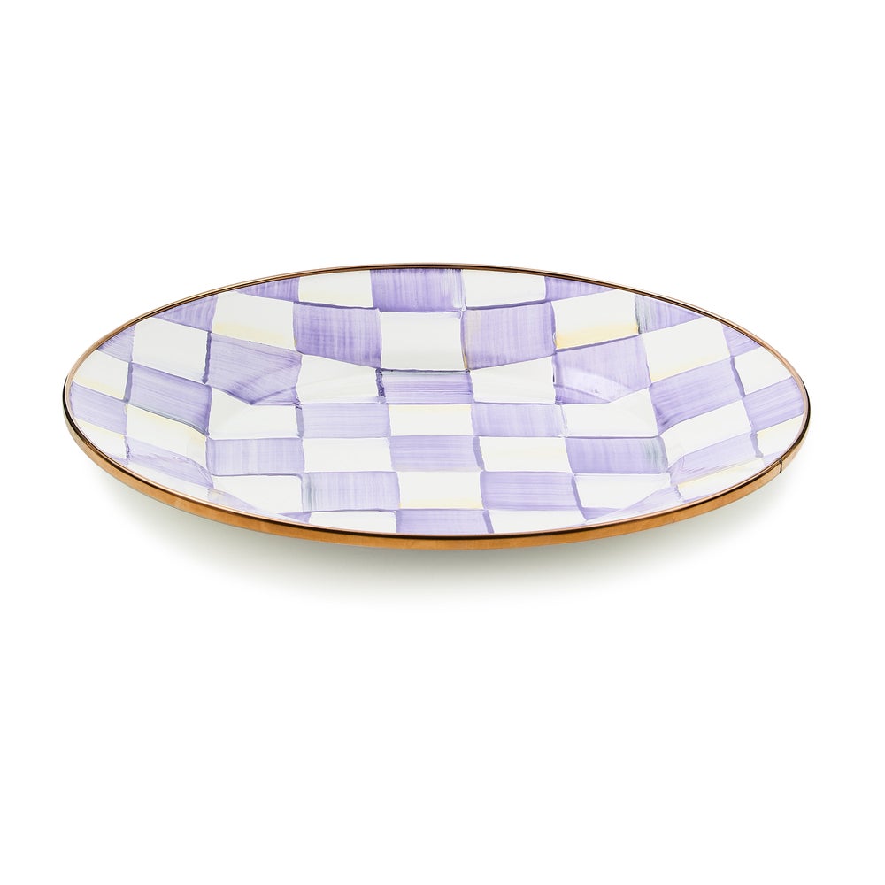 Mackenzie-chilllds Violet Check Dinnerware - Image 11