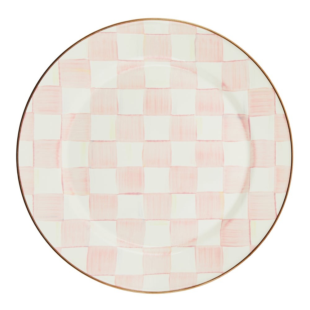 MACKENZIE-CHILDS Mackenzie-chilllds Rosy Check Enamel Dinnerware