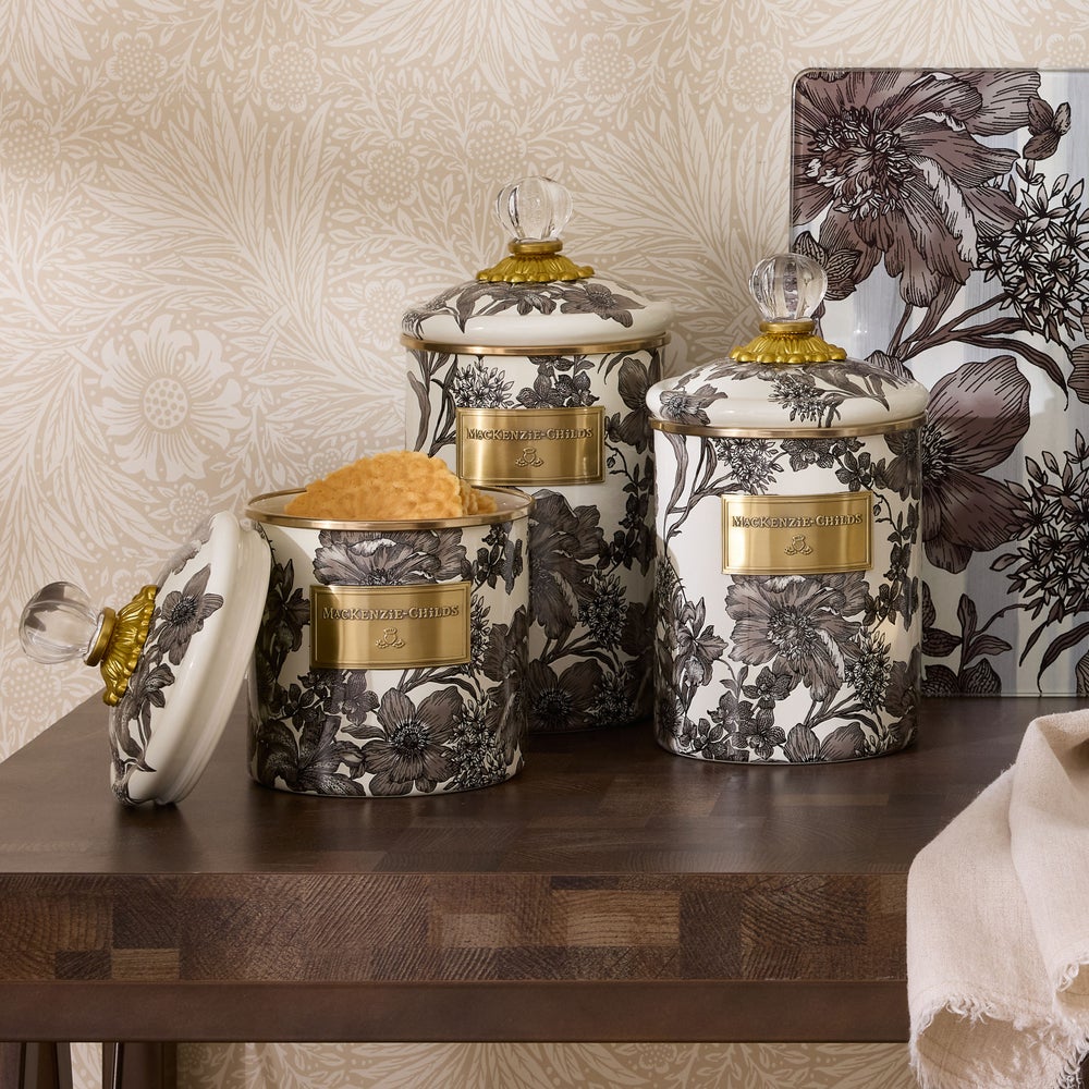 Mackenzie-chilllds Sterling English Garden Enamel Canisters - Image 6