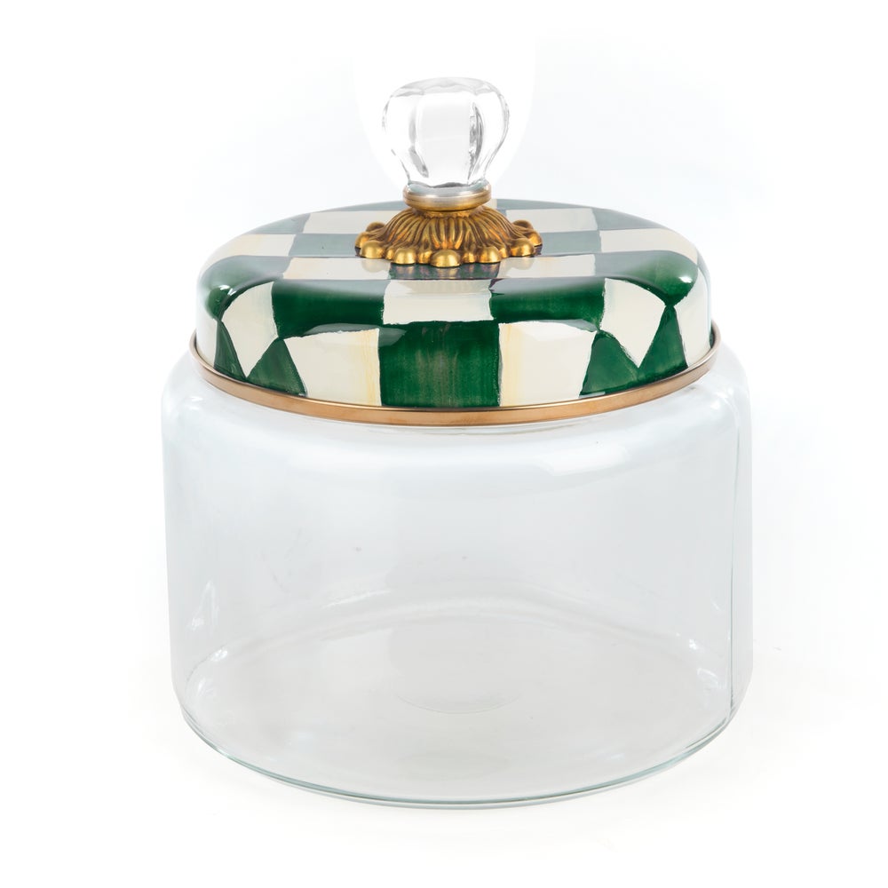 MACKENZIE-CHILDS Mackenzie-chilllds Emerald Check Kitchen Canisters - Image 3