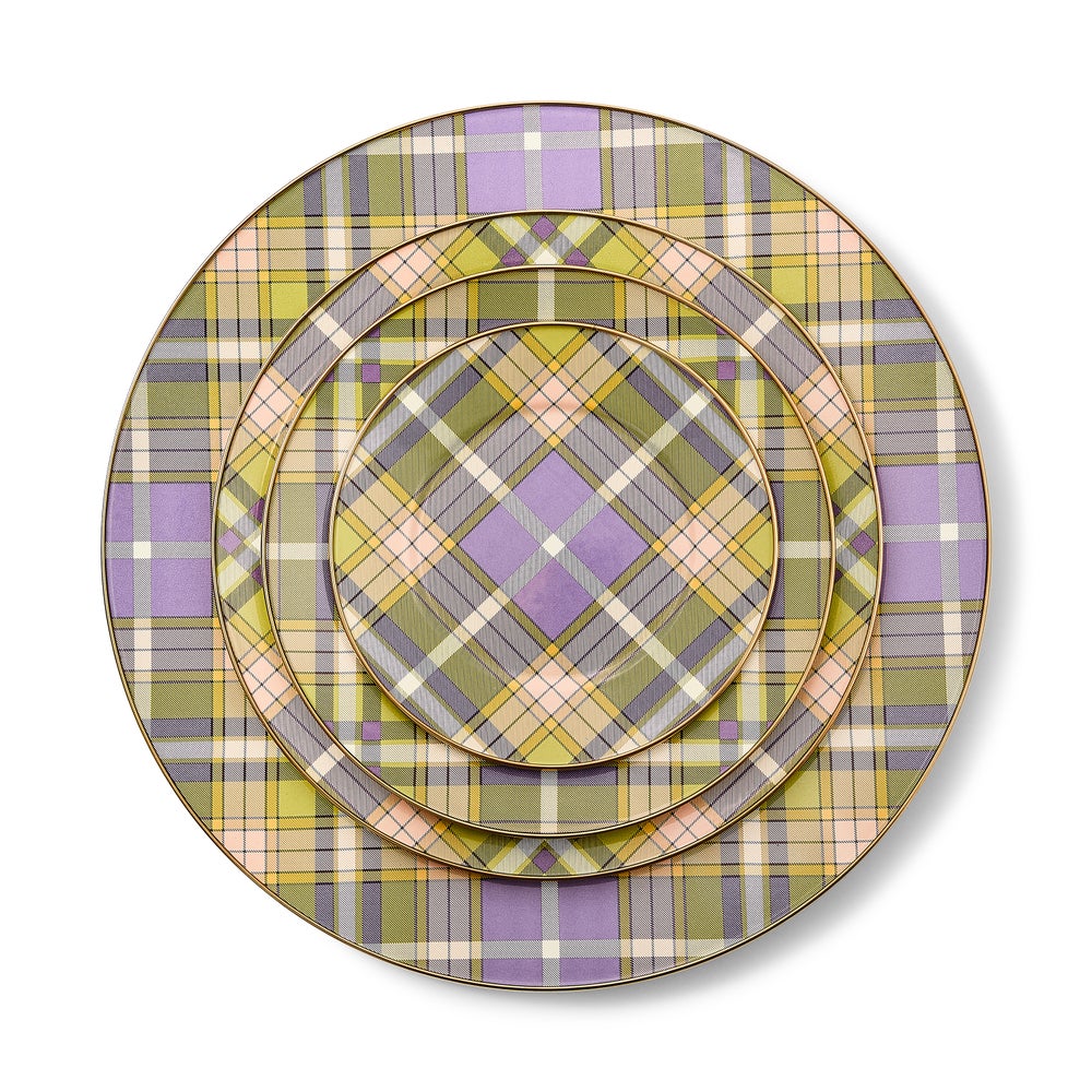 Mackenzie-chilllds Tartan Violet Dinnerware - Image 7