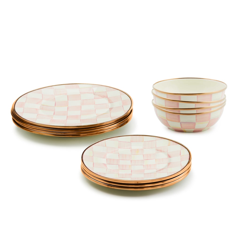 12pc Enamel Dinnerware Set - Image 5